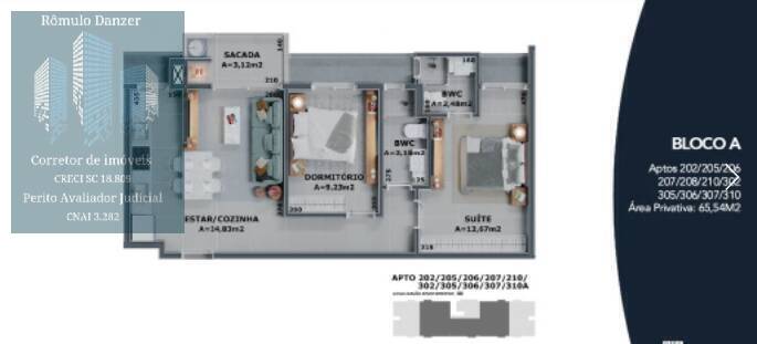 Apartamento à venda com 1 quarto, 43m² - Foto 12